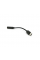 Кабель-перехідник KIN KY-222 Jack 3.5mm(F) => Type-C(M), 0.1м, Black, Box
