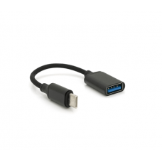 Перехідник KIN KY-242 USB2.0(AF) OTG - Type-C(M), 0.15m, Black, Box