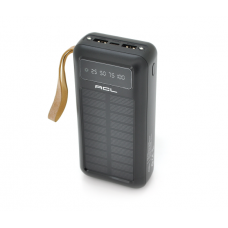 Powerbank ACL PW-61 30000mAh, SOLAR, Type-C / Lighting / Micro / USB, Black, Box