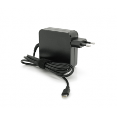Блок живлення MERLION NEW для ноутбука LENOVO 65W штекер Type-C, довжина 0,9м + кабель живлення