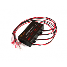 Балансир HC02 для аккумуляторных батарей AGM, GEL, Li-ion, LiFePo4, 48V, 10A, 4S, LED индикация, 62x124x27mm