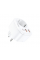 Мережевий фільтр HOCO NS3 на 1 розетка + 2 USB + USB-C, 20W, 220В, White