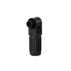 Силовий роз'єм для АКБ SRDB-350 (тато), кутовий, 350А, 1500V, IP67, Black