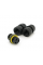 Кабельный соединитель EW-M16-2P, под кабель 7-10 мм, 2P, 17.5A, 450V, Black