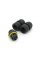 Кабельный соединитель EW-M16-3P, под кабель 3,5-7 мм, 3P, 17.5A, 450V, Black
