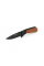Нож складной Browning-331 Black Titanium, сталь + дерево, длина 202 мм, 200 гр, Black