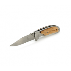 Нож складной Browning-338S, ручка дерево, длина 160 мм, 108 гр, Steel color