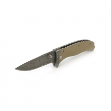 Нож складной Browning-F107 Damascus, ручка дамасская сталь, длина 178 мм, 160 гр, Box