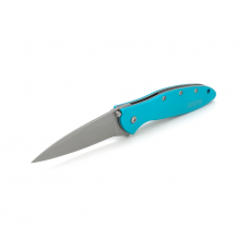 Нож складной Kershaw-1660 Blue, ручка сталь + титан, длина 179 мм, 100 гр, Box