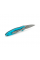 Ніж складаний Kershaw-1660 Blue, ручка сталь + титан, довжина 179 мм, 100 гр, Box
