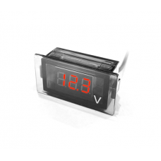 Цифровой вольтметр DY-R, диапазон измерений 12 -24V, 49x18x26 mm, Red