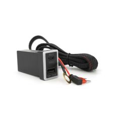 АЗУ врезное 60W-D01T03-Fuse, PD+