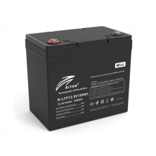 Аккумуляторная батарея Ritar LiFePO4 12,8V 100Ah mini, 1280Wh BMS50@4S (229 х 138 х 210 мм), 9.9kg