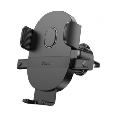 Автодержатель HOCO H18, крепление на решетку, зажим 55-85мм, Black, Box