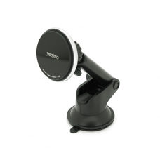 Автодержатель Yesido C132+ Wireless Charging 15W, крепление на торпеду, магнит, Black, Box