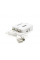 Конвертер Mini, AV to VGA, ВХОД 3RCA(мама) на ВЫХОД VGA(мама), 720P / 1080P, White, BOX