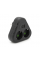 Розетка трійник із заземленням F203-Black, 2 розетки+2USB+1Type-C, 2500W, 10A, 110-250V~Max, Blister