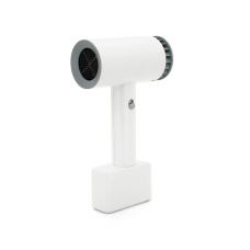 Бездротовий фен Voltronic, 2600mAh, 2 режими, зарядка від 220V + microUSB, 145х70х199, White + перехідник