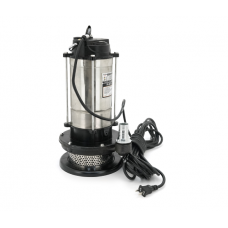 Занурювальний насос, 1500W, 220V, до 4 м³ / год, підйом до 30 м, 25мм, нержавіюча сталь + перехідник