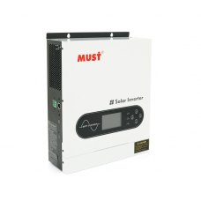 Гібридний інвертор MUST PV1800-1612 ECO, 2000VA / 1600W, 12V, струм заряду 16-80А, MPPT 80А, 290*367*111мм, 6,4 кг