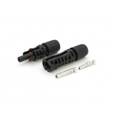 Коннектор MC4 Risin, 1000V, 30A, медный под зажим, под сечение 1.5-6mm2, под кабель 4-6mm, 0.5mmΩ, огнестойкость UL94-VO, IP67