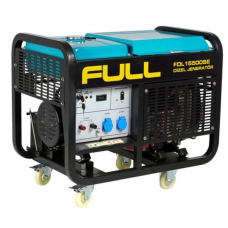 Генератор ДИЗЕЛЬНЫЙ Full FDL16500SE 12кВт (16,25KVA), 292FA, однофазный 220V, 50Hz, воздушное охл., 925x590x800mm, 50 литров