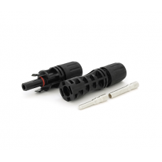 Коннектор MC4 Risin, 1500V, 65A, медный сплошная клемма, под сечение 1.5-10mm2, 0.5mmΩ, огнестойкость UL94-VO, IP68