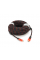 Кабель Merlion HDMI-HDMI 30m, v1.4, OD-7.4mm, 2 фильтра, оплетка, круглый Black / RED, коннектор RED / Black, (Пакет)