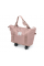 Дорожная сумка-трансформер, 55х22х80 cm, 56-75 л., колесики, Pink, 1,1кг