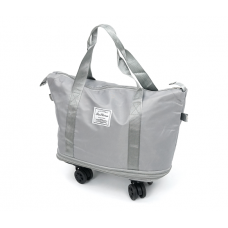 Дорожная сумка-трансформер, 55х22х80 cm, 56-75 л., колесики, Grey, 1,1кг