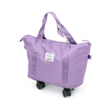 Дорожная сумка-трансформер, 55х22х80 cm, 56-75 л., колесики, Violet, 1,1 кг