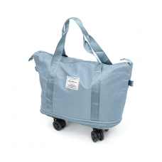 Дорожная сумка-трансформер, 55х22х80 cm, 56-75 л., колесики, Blue, 1,1кг