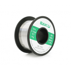 Припій BAKKU BK-5003 0,3mm (Sn 63%, Pb 35.1%, rma1.9%)