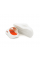 Летние тапочки, силиконовая подошва, размер 38 (длина стельки 24,5 см), White / Orange