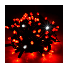 Гирлянды 100LED (ДИОД) Red, 10 метров, черная изоляция (уличная), BOX