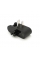 Переходник складной с заземлением, m-m, американка3pin, Black, BOX