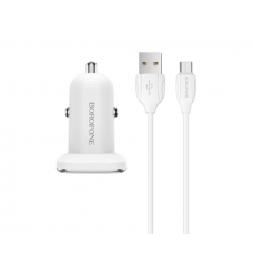 Набір BOROFONE BZ12A АЗУ 1xUSB+ кабель micro, 1м, White, Box