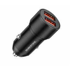 АЗУ BOROFONE BZ19 USB, 2.4A, Black, Box