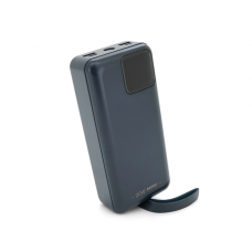 Power Bank Remax RPP-550 30000mAh, USB+Type-C+ кабеля Lighting+Type-C, 22.5W, Black, 0.67kg