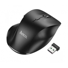 Мышь беспроводная HOCO GM24, 1600DPI, 2.4GHZ, Black, Blister