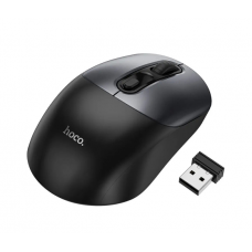 Мышь беспроводная HOCO GM28, 1600DPI, 2.4GHZ, Black, Blister