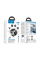 Сетевой фильтр HOCO AC5 на 1 розетку + 2 USB, 220В, кабель 1,5м, Black / Gray, Box
