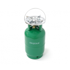 Газовый балон GL-12 5кг(12л), давление 18BAR + горелка 20354, Green