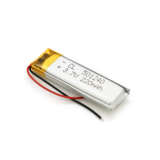 Литий-полимерный аккумулятор 5*12*40mm (Li-ion 3.7В 220мА·ч)