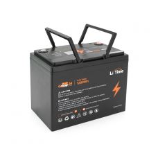Акумуляторна батарея Li-TIME Group 24 LiFePO4 12.8 100Ач 1280Wh,(100 / 100A) M8, 200*258*168mm