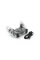 Геймпад Brazzers BR-P05 беспроводной для PS4 / PC / IOS / Android DUAL Motor Vibration, BT4.0, AUX, LED light bar, Transparent, 3.7V, 600mAh, Blister-box
