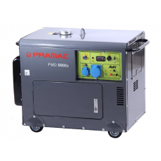 Генератор дизельный PARMAC PMD5000s, 5KW, 50HZ, 19.6A, 96dB, AVR, STARTER, 230V, объем 14,5л, расход 1,28л / ч, 910*518*682mm, 165кг ITALIA