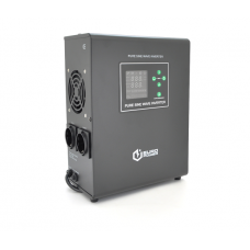 ДБЖ з правильною синусоїдою Europower EPWM-MPS-2000 / 24 (1400 Вт) 5 / 10 / 15 / 20 / 30А, під зовнішню АКБ 24В (AGM / GEL / LFP), кріплення на стіну.