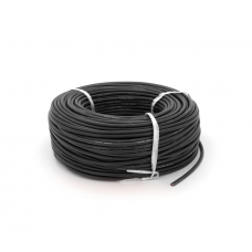 Кабель силиконовый луженный AWG 10 (черный) 100м