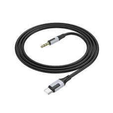 Кабель Borofone BL19 DC3.5 (тато) =>Type-C (тато), круглий, 1м, Black, Box